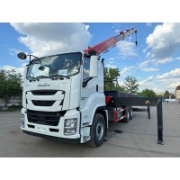 Бортовой ISUZU GIGA с КМУ SANY SPS30000C